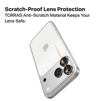 Torras Lensguard hátlapi kamera védőfólia Apple iPhone 17 Pro Max / 17 Pro készülékhez, edzett üveg, kék