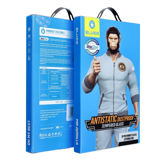 Blueo képernyővédő fólia Samsung Galaxy S24 S921-hez, Edzett üveg, Teljes ragasztás, 5D, Fekete