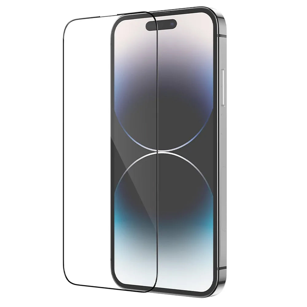 HOCO védőfólia Apple iPhone 14 Pro Max készülékhez, Edzett üveg, Teljes ragasztás, 25 darabos készlet, Fekete