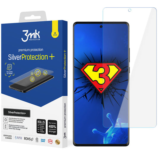 Védőfólia 3MK Silver Protect+ Motorola Edge 30 Ultra készülékhez, Műanyag