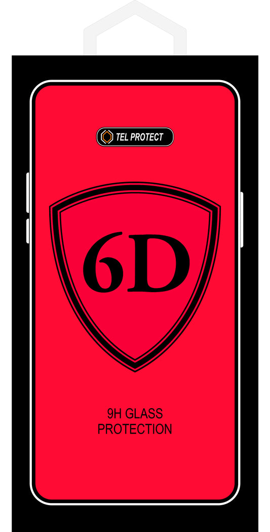 OEM képernyővédő fólia Samsung Galaxy A51 5G A516 / A51 A515 készülékhez, edzett üveg, teljes ragasztó, 6D, fekete