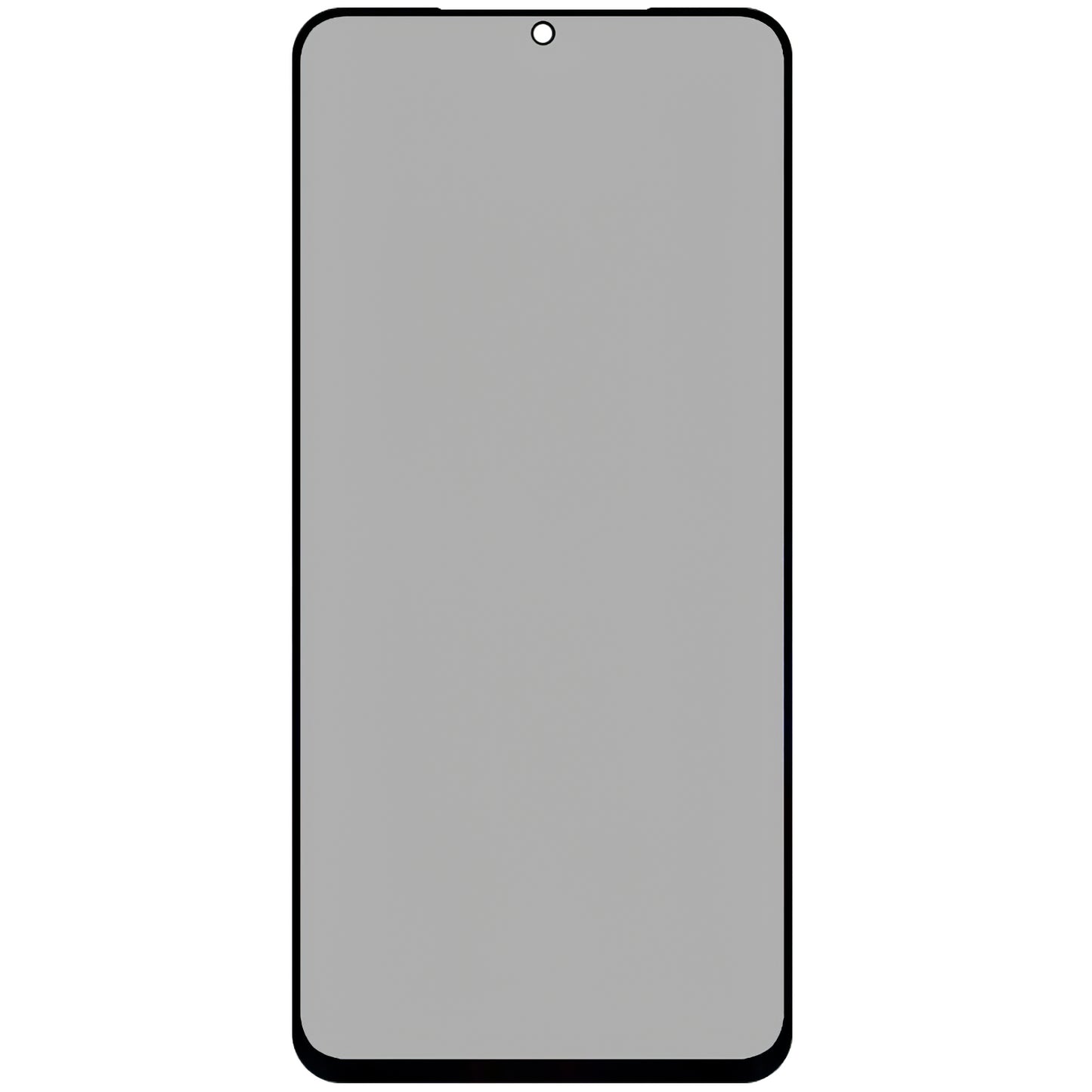 OEM Updated Privacy képernyővédő fólia Samsung Galaxy A56 A566-hoz, edzett üveg, teljes ragasztóval
