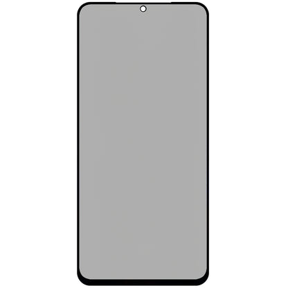 OEM Updated Privacy képernyővédő fólia Samsung Galaxy A56 A566-hoz, edzett üveg, teljes ragasztóval