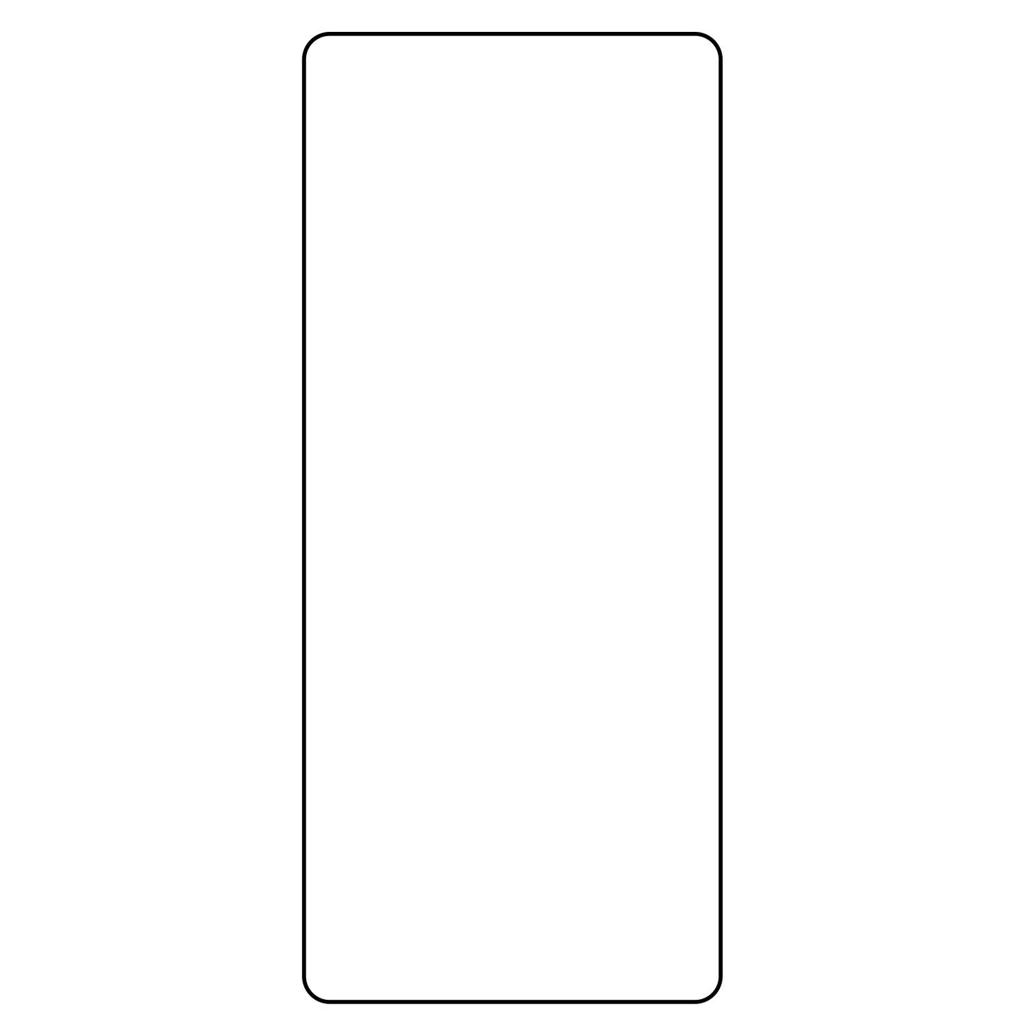 OEM Screen Protector Film for Samsung Galaxy S25 Ultra S938, Tempered Glass, Full Glue, 5D, Black