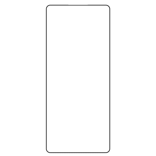 Bear HD képernyővédő fólia Samsung Galaxy S25 Ultra S938-hoz, edzett üveg, teljes ragasztó, fekete
