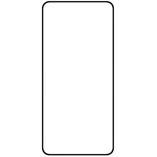 OEM képernyővédő fólia Samsung Galaxy A56 A566-hoz, edzett üveg, teljes ragasztó, 5D, fekete