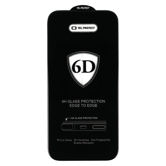 OEM képernyővédő fólia Samsung Galaxy S26 Ultra S948-hez, Edzett üveg, Teljes ragasztó, 6D, Fekete