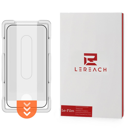 Lereach képernyővédő fólia Xiaomi 17T Pro-hoz, Edzett üveg, Teljes ragasztó, Fekete