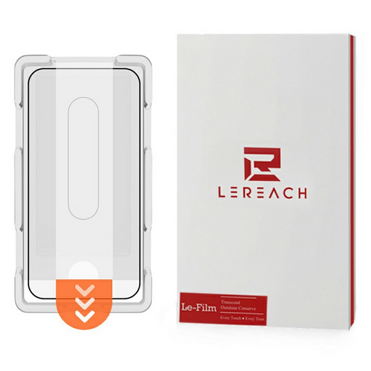 Lereach képernyővédő fólia Xiaomi Poco X8 Pro Max-hoz, Edzett üveg, Teljes ragasztó, Fekete