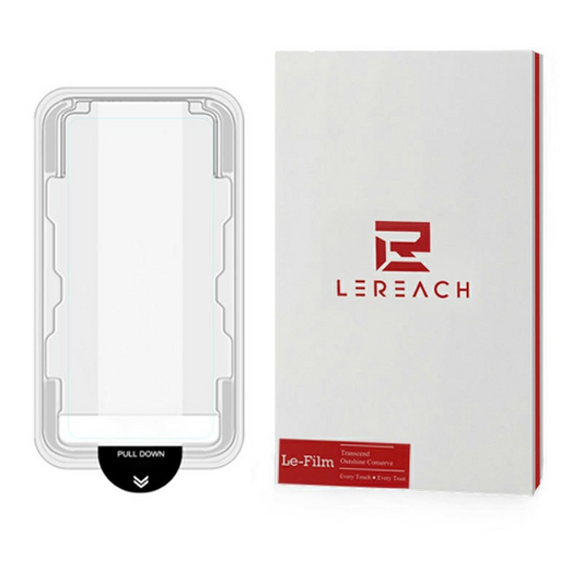 Lereach képernyővédő fólia Xiaomi Redmi Note 15 Pro 5G-hez, edzett üveg, teljes ragasztó, fekete