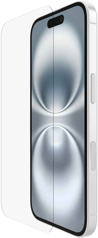 Belkin ScreenForce TemperedGlass képernyővédő fólia Apple iPhone 16 / 15 / 14 Pro készülékhez, edzett üveg, teljes ragasztó OVA135zz