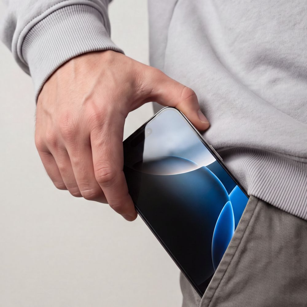 Privacy Tech-Protect OneTouch képernyővédő fólia Apple iPhone 18 Pro Max készülékhez, edzett üveg, teljes ragasztó, 2 darabos készlet