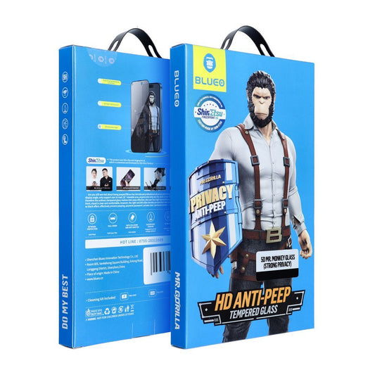 Blueo Privacy Képernyővédő Fólia Samsung Galaxy S25 Ultra S938-hez, Edzett Üveg, Teljes Ragasztás, 5D