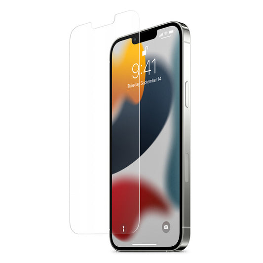 Spigen GlastR EZ FIT védőfólia Apple iPhone 17e / 16e / 14 / 13 Pro készülékekhez, Edzett üveg, Teljes ragasztás, 2 darabos készlet AGL03385