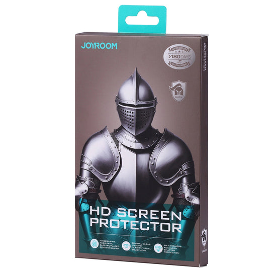 Joyroom képernyővédő fólia Samsung Galaxy S24 Ultra S928 készülékhez, Edzett üveg, Teljes ragasztás, 2.5D, Fekete