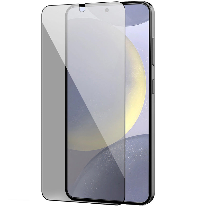 Privacy Joyroom képernyővédő fólia Samsung Galaxy S24 S921-hez, Edzett üveg, Teljes ragasztás, 2.5D