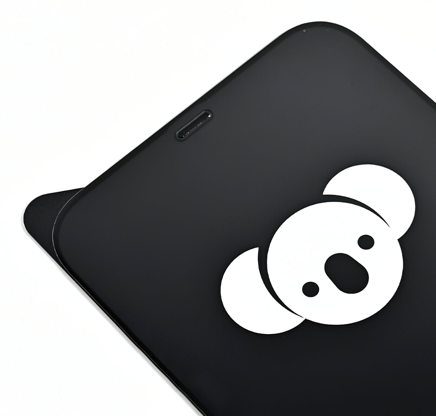 Bear HD képernyővédő fólia Apple iPhone 14 Pro Max-hoz, Edzett üveg, Teljes ragasztó, Fekete