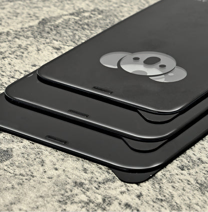 Privacy Bear képernyővédő fólia Apple iPhone 17 Pro Max-hoz, edzett üveg, teljes ragasztóval