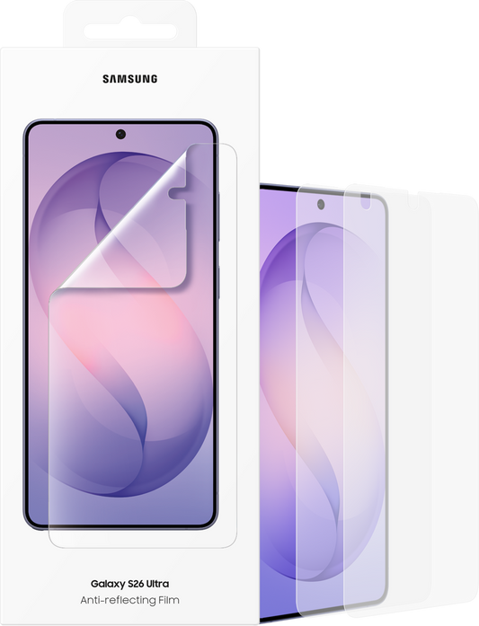 Védőfólia Anti-reflecting képernyővédő Samsung Galaxy S26 Ultra S948-hez, Műanyag, 2 darabos készlet EF-US948CTEGWW