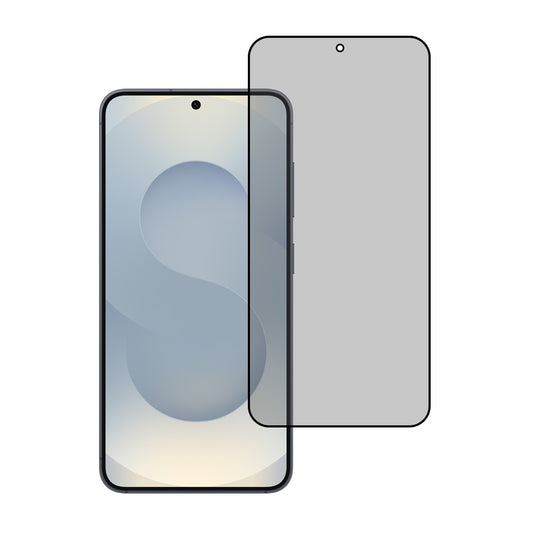 OEM Shield Screen Privacy képernyővédő fólia Samsung Galaxy S25 S931-hez, edzett üveg, teljes ragasztóval