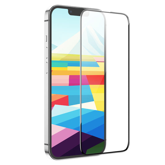 HOCO G16 védőfólia Apple iPhone 15 Plus készülékhez, Edzett üveg, Teljes ragasztás, 5D, Fekete