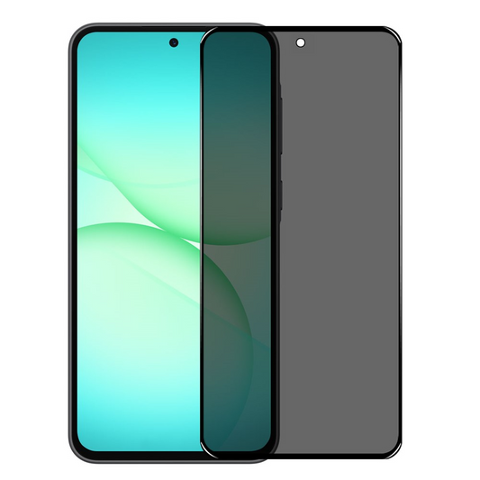 Northjo Privacy képernyővédő fólia Samsung Galaxy A57 5G-hez, edzett üveg, teljes ragasztó, 2 darabos készlet