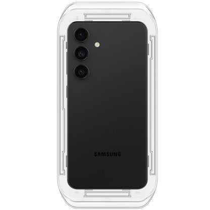 Spigen GlastR EZ FIT képernyővédő fólia Samsung Galaxy S25+ S936 / S24+ S926 készülékekhez, Edzett üveg, Teljes ragasztás, 2 darabos készlet AGL07432