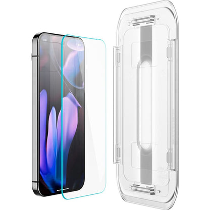 Spigen GlastR EZ FIT védőfólia Google Pixel 9 Pro XL-hez, Edzett üveg, Teljes ragasztás, 2 darabos készlet AGL08445