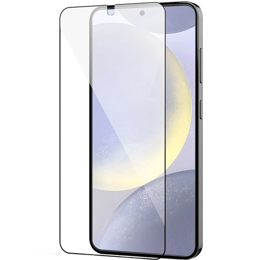 Joyroom képernyővédő fólia Samsung Galaxy S24 S921-hez, Edzett üveg, Teljes ragasztás, 2.5D, Fekete