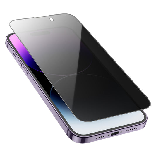 Privacy HOCO G15 védőfólia Apple iPhone 14 Pro Max készülékhez, Edzett üveg, Teljes ragasztás, 5D