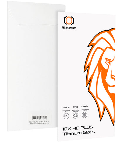 Tel Protect 10X HD Plus Titanium kijelzővédő fólia Apple iPhone 18 Pro / 17 Pro készülékhez, edzett üveg, teljes felületén ragasztott, fekete