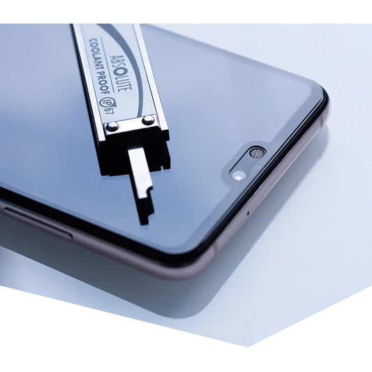 3MK FlexibleGlass Max képernyővédő fólia Samsung Galaxy A35 5G A356 készülékhez, rugalmas üveg, teljes ragasztó, fekete