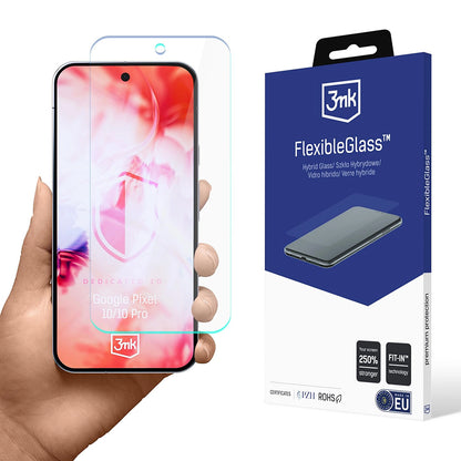 3MK FlexibleGlass Screen Protector for Google Pixel 10 Pro / 10, Flexible Glass, Full Glue