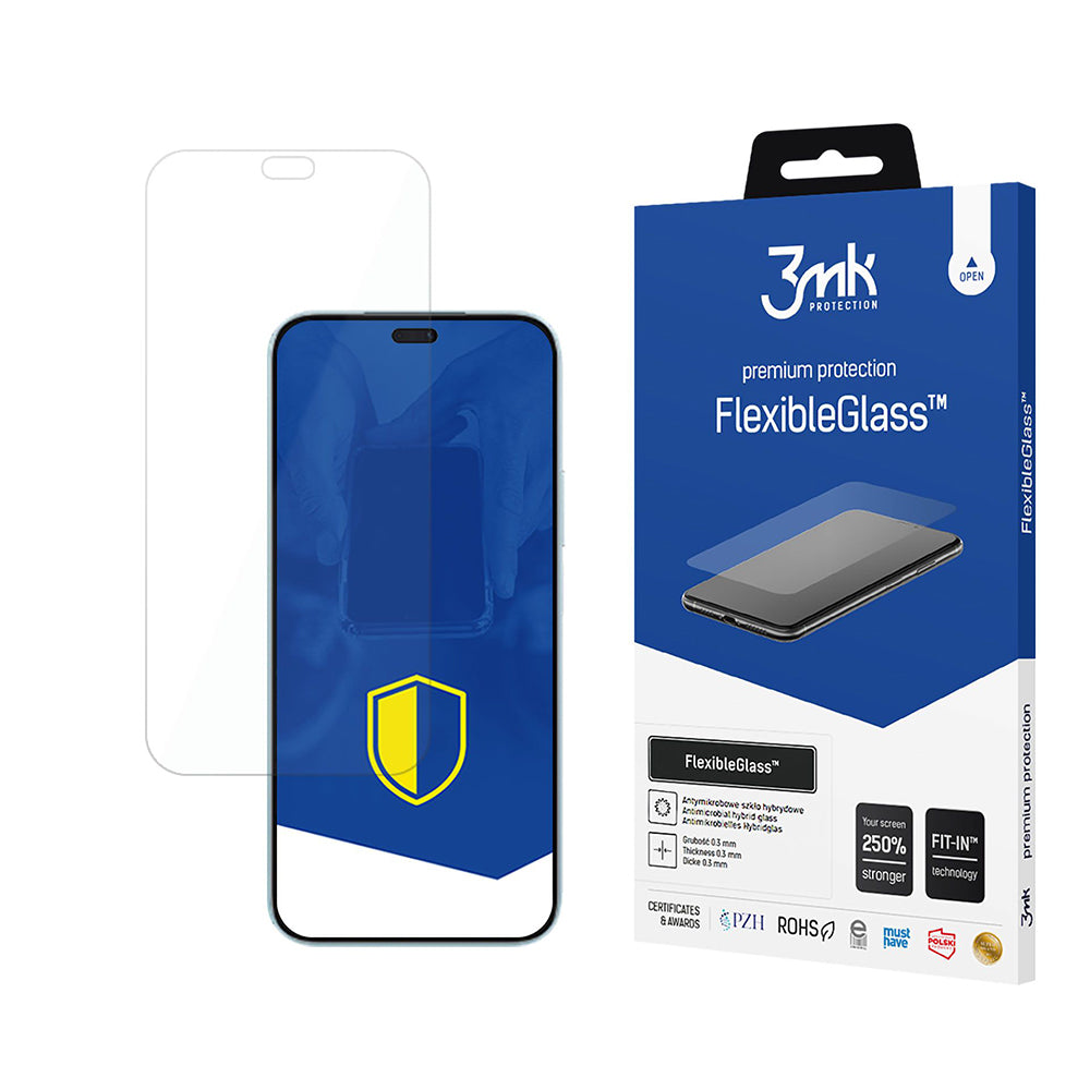 3MK FlexibleGlass képernyővédő fólia Honor 200 Lite-hoz, rugalmas üveg, teljes ragasztóval