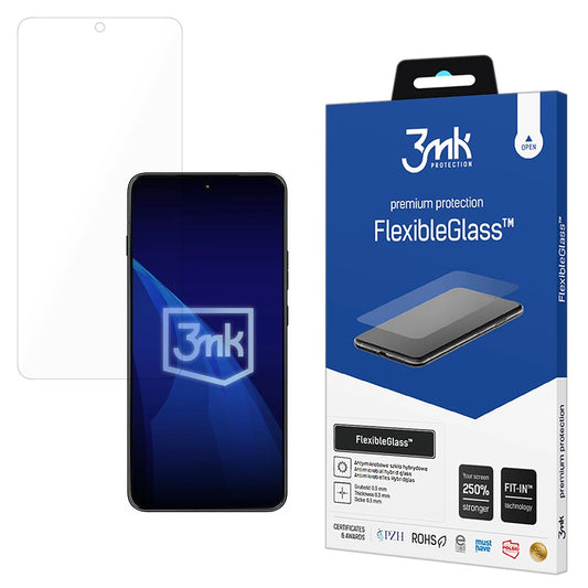 3MK FlexibleGlass képernyővédő fólia Motorola Edge 70 Max készülékhez, rugalmas üveg, teljes ragasztóval