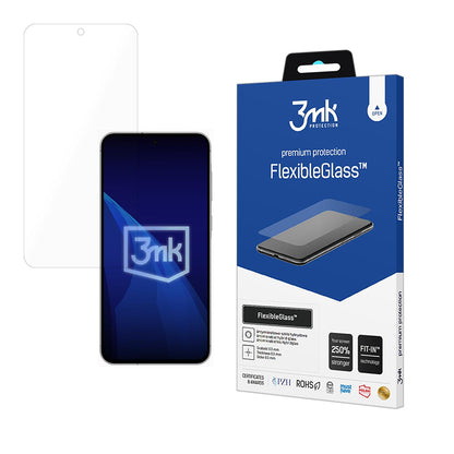 3MK FlexibleGlass képernyővédő fólia Samsung Galaxy A56 A566 / A36 A366 készülékekhez, rugalmas üveg, teljes ragasztóval