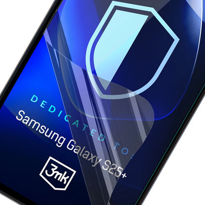 3MK FlexibleGlass képernyővédő fólia Samsung Galaxy S25+ S936 készülékhez, rugalmas üveg, teljes ragasztóval