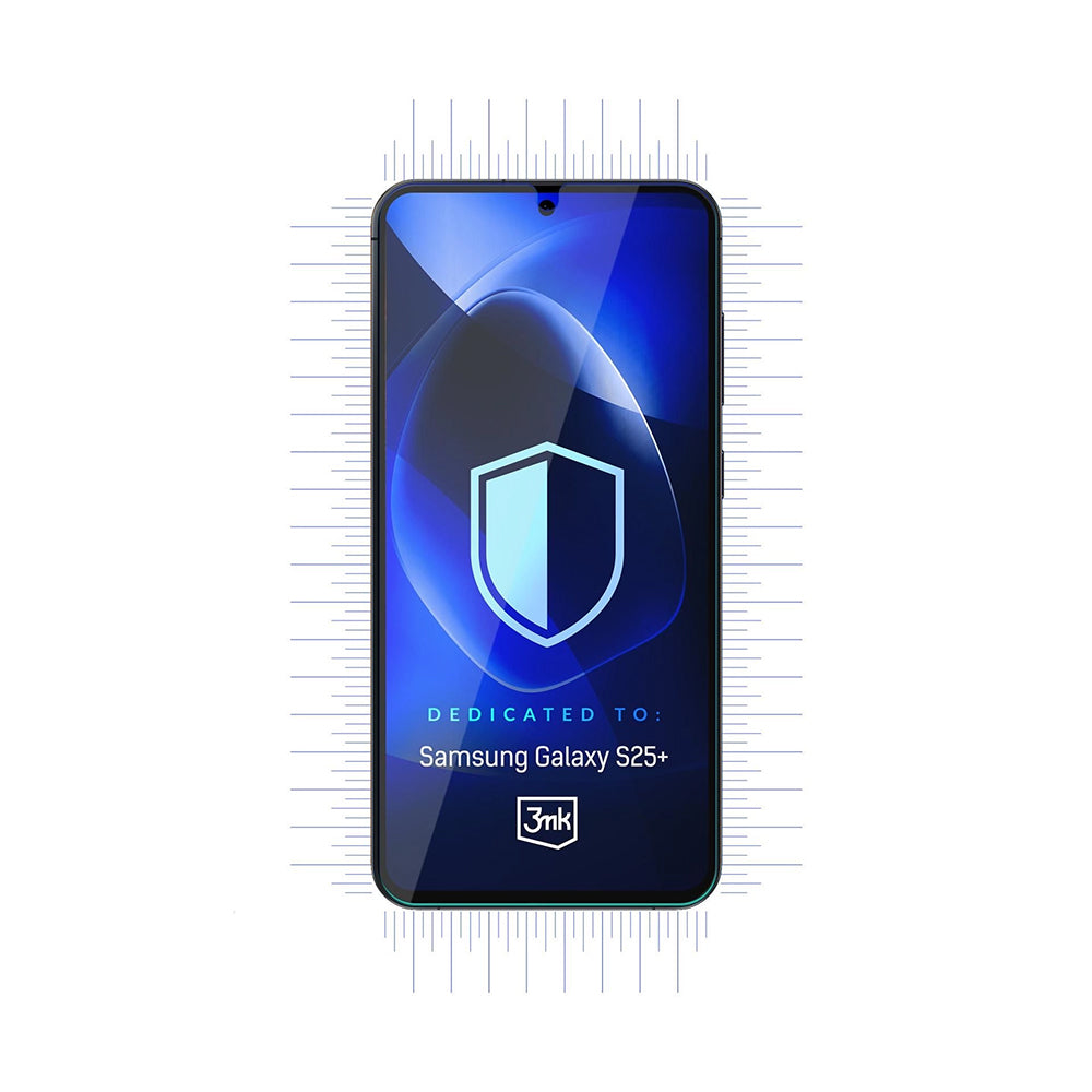 3MK FlexibleGlass képernyővédő fólia Samsung Galaxy S25+ S936 készülékhez, rugalmas üveg, teljes ragasztóval