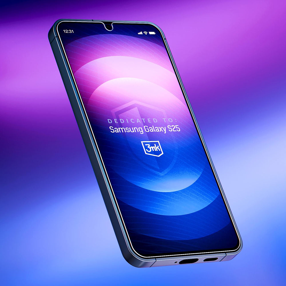 3MK FlexibleGlass képernyővédő fólia Samsung Galaxy S25 S931 készülékhez, rugalmas üveg, teljes ragasztóval