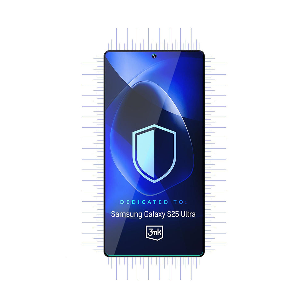 3MK FlexibleGlass képernyővédő fólia Samsung Galaxy S25 Ultra S938 készülékhez, rugalmas üveg, teljes ragasztóval