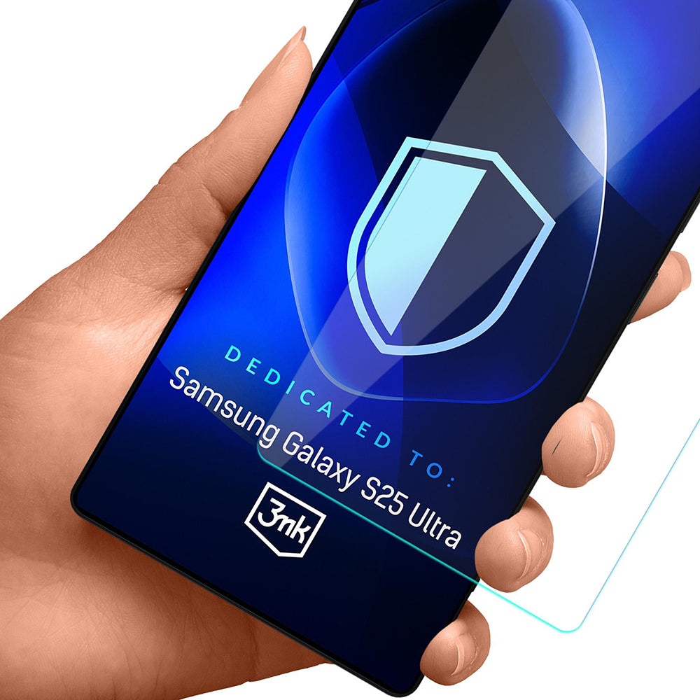 3MK FlexibleGlass képernyővédő fólia Samsung Galaxy S25 Ultra S938 készülékhez, rugalmas üveg, teljes ragasztóval