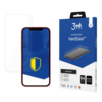 3MK HardGlass képernyővédő fólia Apple iPhone 13-hoz, edzett üveg, teljes ragasztóval