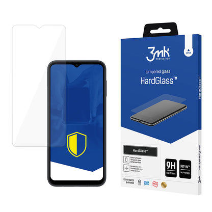 3MK HardGlass képernyővédő fólia Samsung Galaxy A14 A145 / A14 5G A146 készülékhez, Edzett üveg, Teljes ragasztás