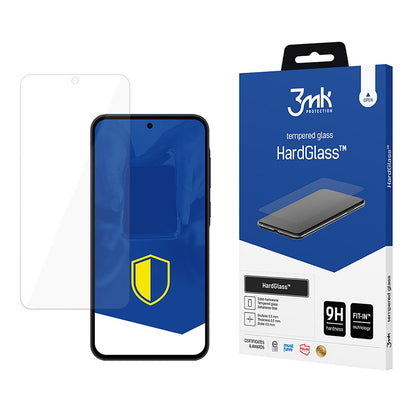 3MK HardGlass képernyővédő fólia Samsung Galaxy A56 A566 / A36 A366 készülékekhez, edzett üveg, teljes ragasztóval