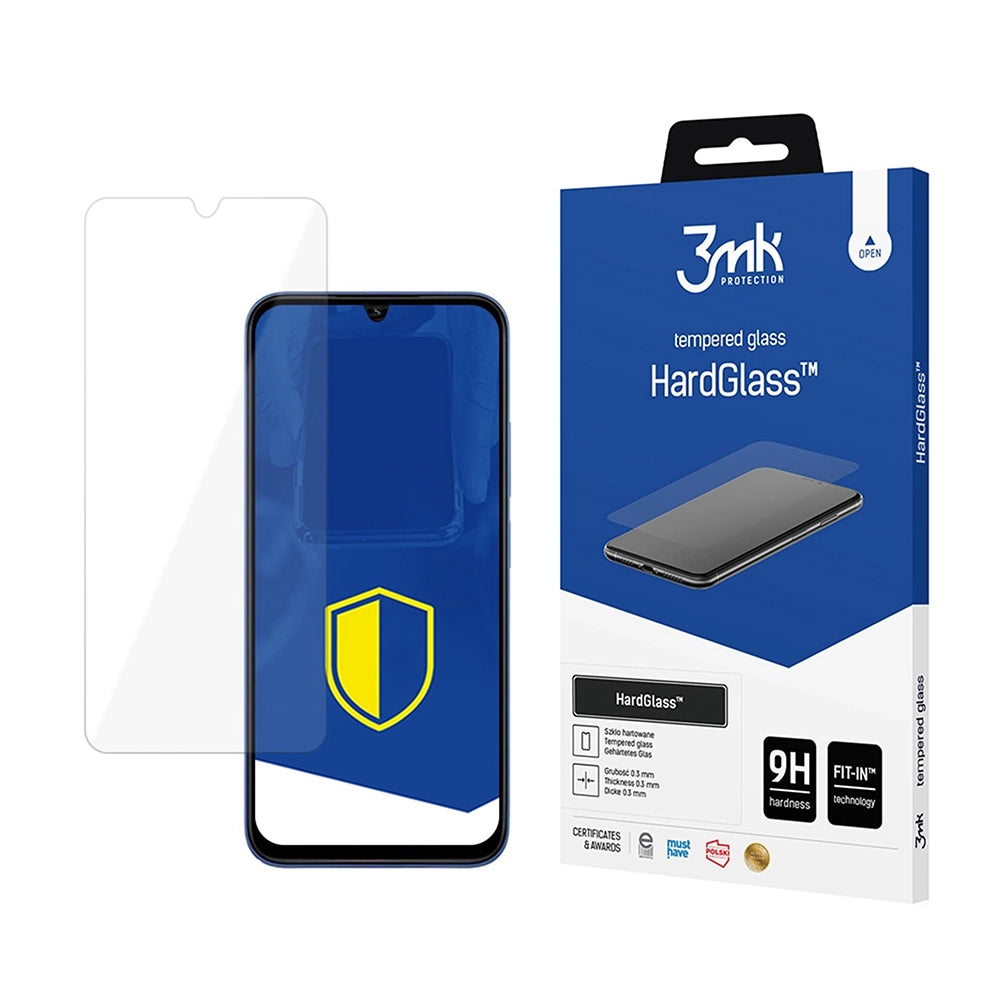 3MK HardGlass képernyővédő fólia Xiaomi Redmi 15C 4G-hez, Edzett üveg, Teljes ragasztás