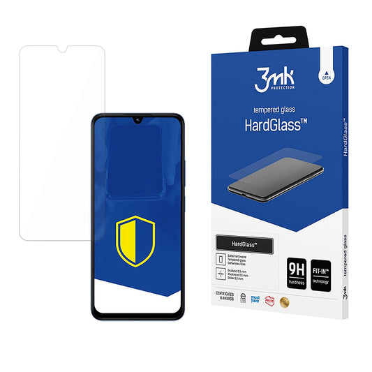 3MK HardGlass képernyővédő fólia Xiaomi Redmi A5 4G (Regionális) / 14C / Poco C75 készülékhez, Edzett üveg, Teljes ragasztóval
