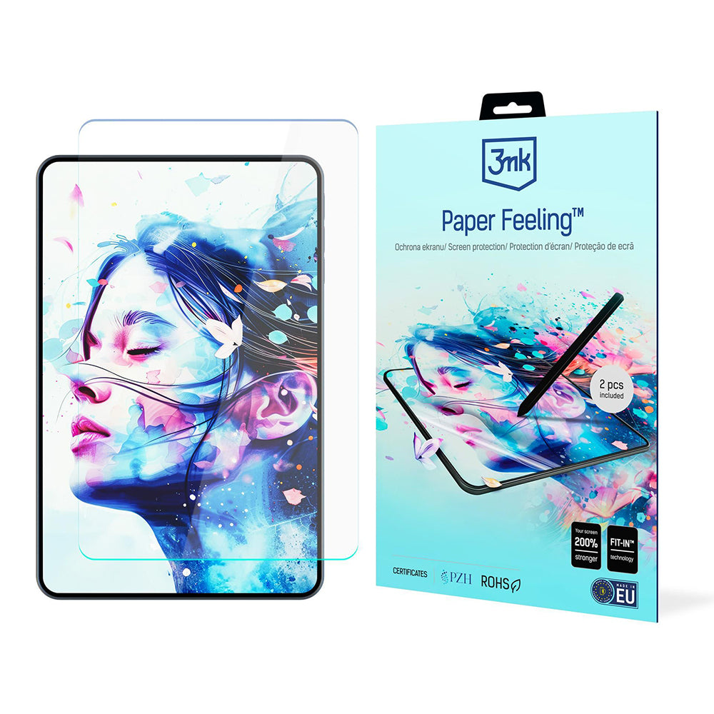 3MK Paper Feeling képernyővédő fólia Apple iPad Air 11 (2026) / Air 11 (2025) készülékhez, műanyag, 2 darabos szett