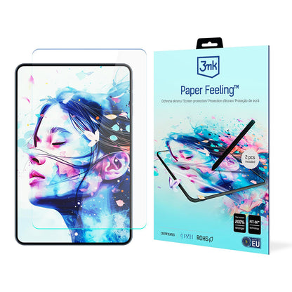 3MK Paper Feeling képernyővédő fólia Apple iPad Air 11 (2026) / Air 11 (2025) készülékhez, műanyag, 2 darabos szett