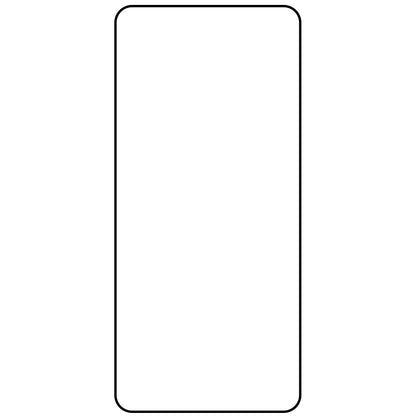 Képernyővédő fólia Blue Shield Oppo A80-hoz, Edzett üveg, Teljes ragasztás, Tokbarát, Fekete
