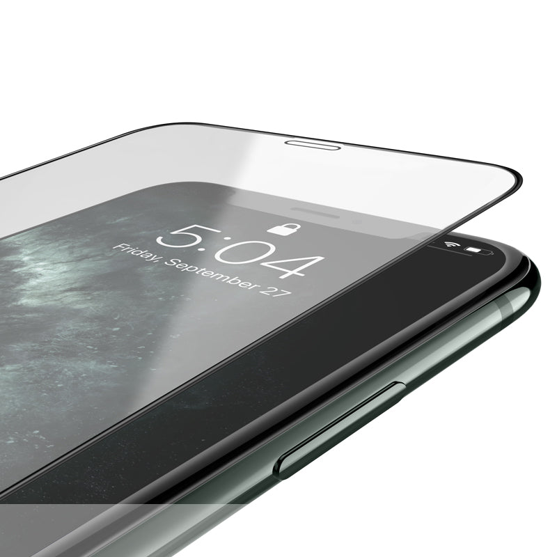 HOCO G16 védőfólia Apple iPhone 11 / XR készülékhez, Edzett üveg, Teljes ragasztás, 5D, Fekete